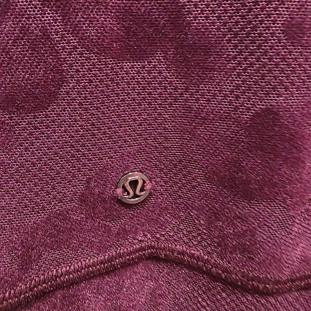 Lululemon Special Edition Define Jacket Flocked Dark Adobe, Floral Velvet Size 6 - Picture 6 of 9